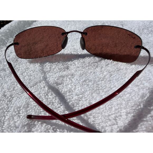 Maui Jim Sunglasses MJ51607 Preowned Brown Honolau Bay Sunglasses - Picture 4 of 7